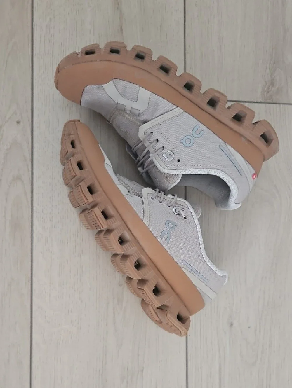 On Running Beige and Brown Trail Sneakers